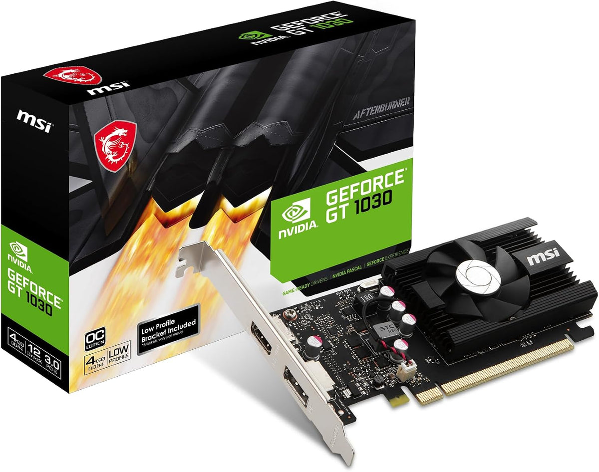 MSI Gaming GeForce GT 1030 4GB DDR4 64-bit Soporte HDCP DirectX 12...