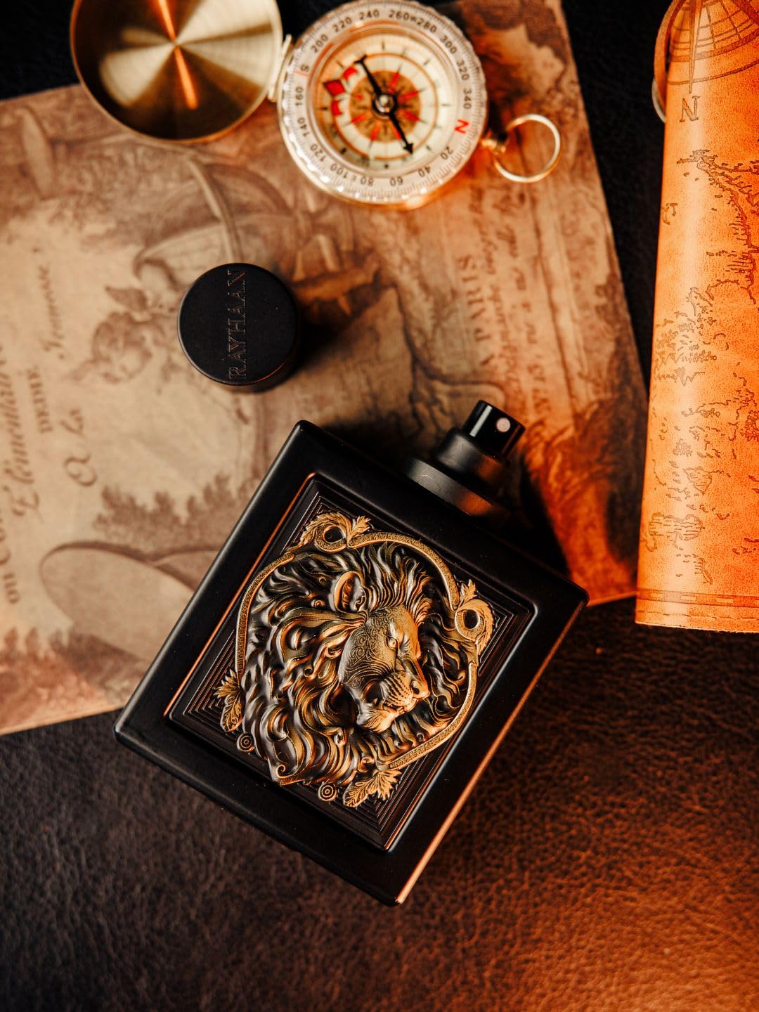Rayhaan Lion Eau De Parfum Spray para Hombre, 3.4 onzas