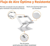 Amazon Basics Soporte ergonómico resistente y portátil para laptop...