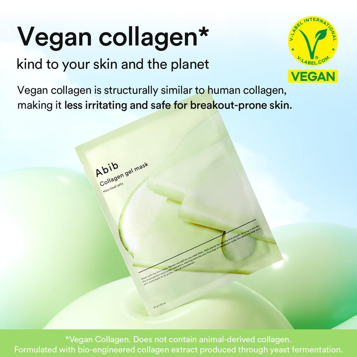 Abib Mascarilla de gel de colágeno con jalea de Heartleaf 10 hojas...