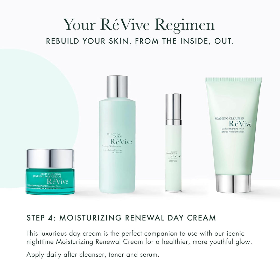 RéVive Crema hidratante facial Renewal con SPF 30 \u2013 Crema faci...