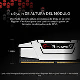 G.SKILL RipjawsV Series DDR4 RAM (XMP) 16GB (2x8GB) 3600MT\/s CL16-...