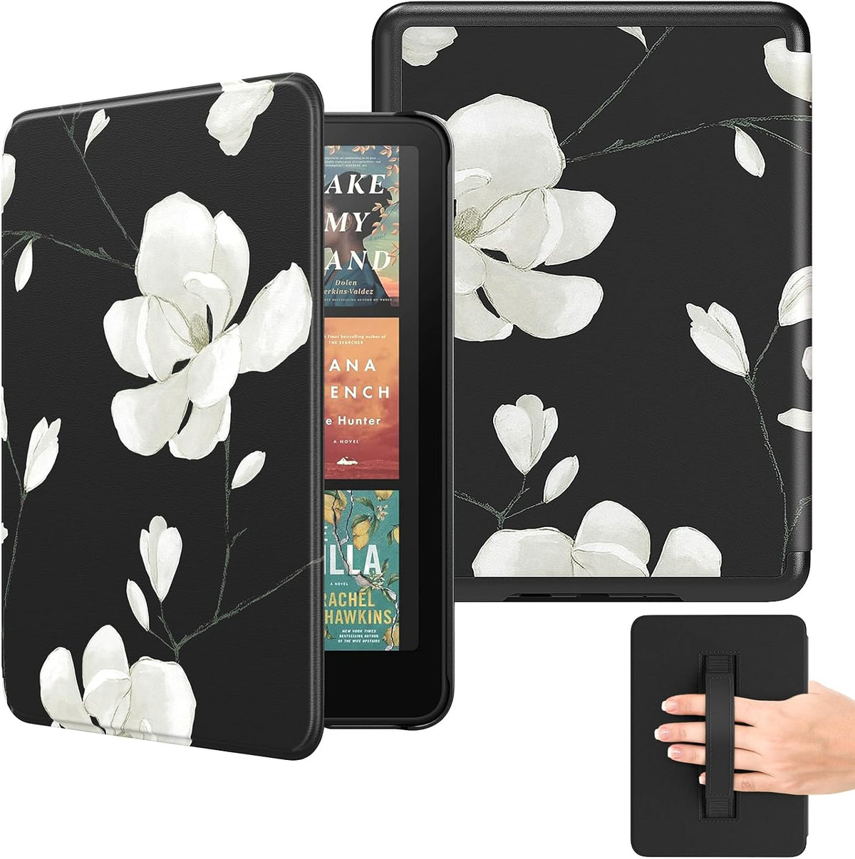 MoKo Funda para lector de libros electrónicos de 7" (12ª generación 2024) y lector electrónico, Magnolia