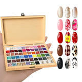 GZIXBDA - Paleta de esmaltes de gel y herramientas de 57 colores |...