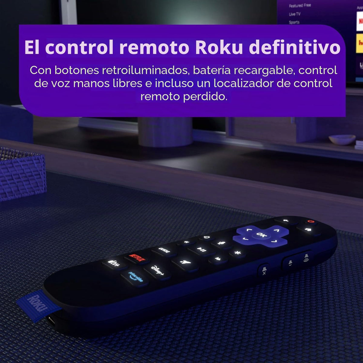 Roku Ultra - Ultimate Streaming Player (renovado) - Dispositivo de transmisión 4K para TV con HDR10+, Dolby Vision y Atmos - Bluetooth y Wi-Fi 6 - Control remoto por voz recargable Pro con botones