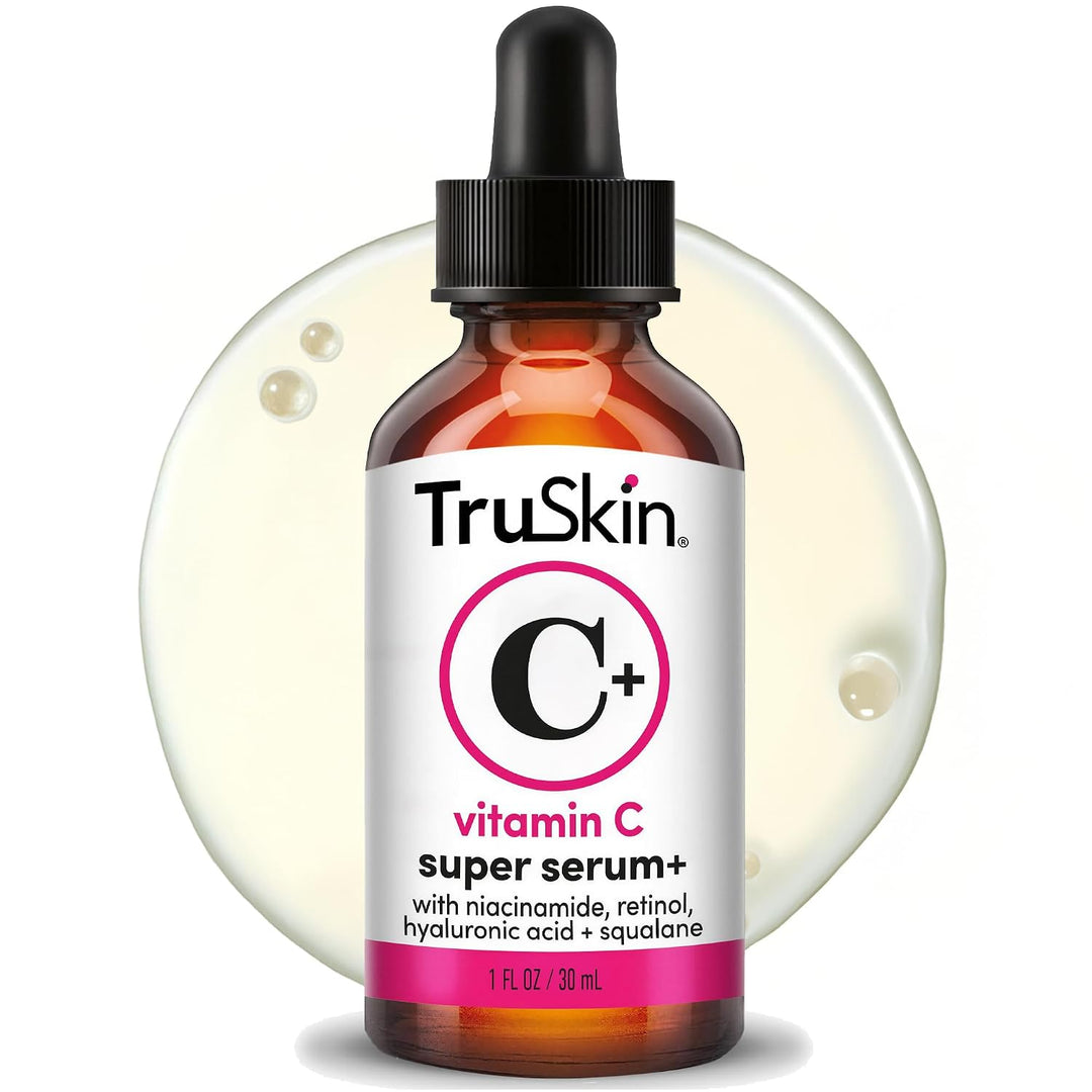 TruSkin Vitamin C-Plus Super Serum - Suero facial antiarrugas antie...