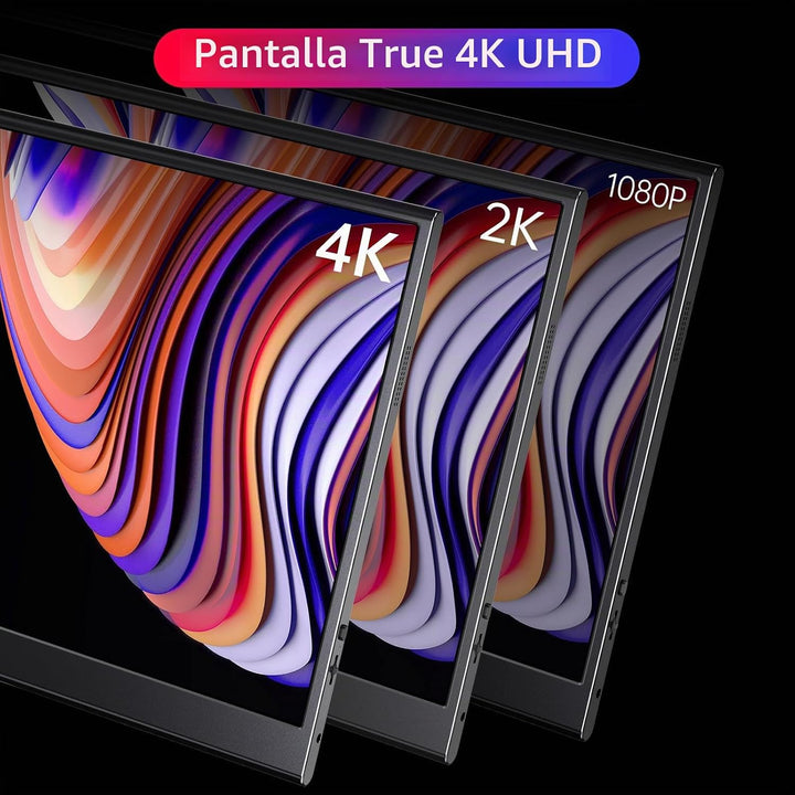 Anyuse Monitor portátil 4K de 15.6 pulgadas 3840 x 2160 UHD USB-C H...