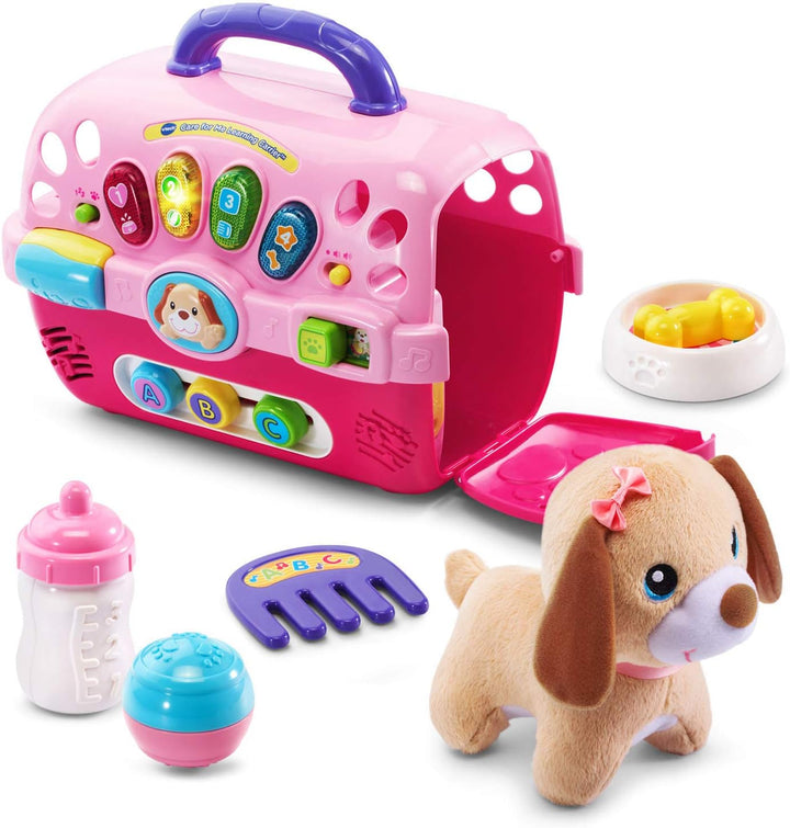 Portabebés de aprendizaje VTech Care for Me, color rosa