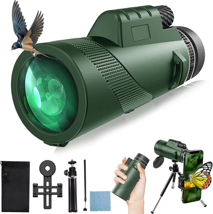 tigeberst Telescopio monocular monoculares para adultos