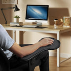 Alfombrilla de mouse ergonómica ajustable para silla, cierre de