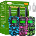 Rechargeable Walkie Talkies para Kids, Outdoor Toys Games para Kids Age 4-12