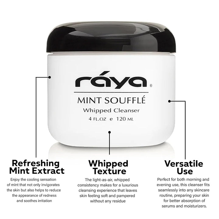 Raya Mint Soufflé Limpiador facial (102) - Lavado facial para piele...