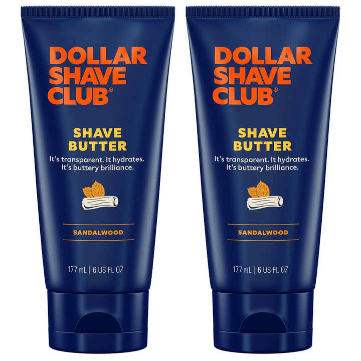 Dollar Shave Club | Mantequilla para afeitar 6 onzas (paquete de 2)...
