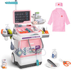 Toddlers Doctor Kit - Stethoscope ,Thermometer,Doctor Costume,Kids Ages 3-5