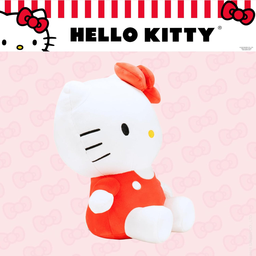 Franco Calm - Almohada ponderada de peluche Hello Kitty Bedding de 3 libras, suave y acogedora almohada Sanrio para mayor comodidad (producto oficial)