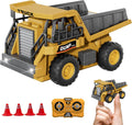 Camión volquete RC 1:64, mini juguete de escritorio con control remoto para
