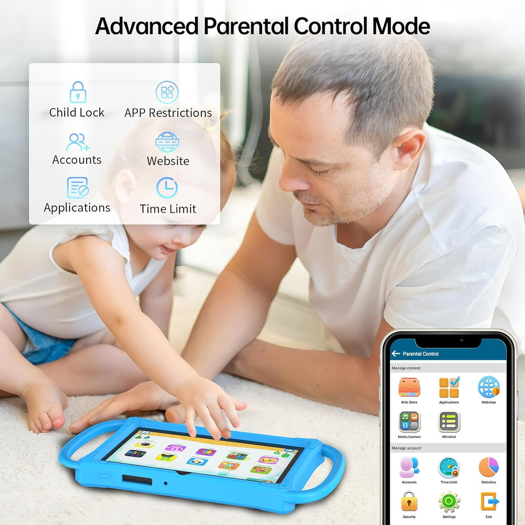 PRITOM Tabletas para niños de 7 pulgadas, 32 GB, tamaño perfecto pa...