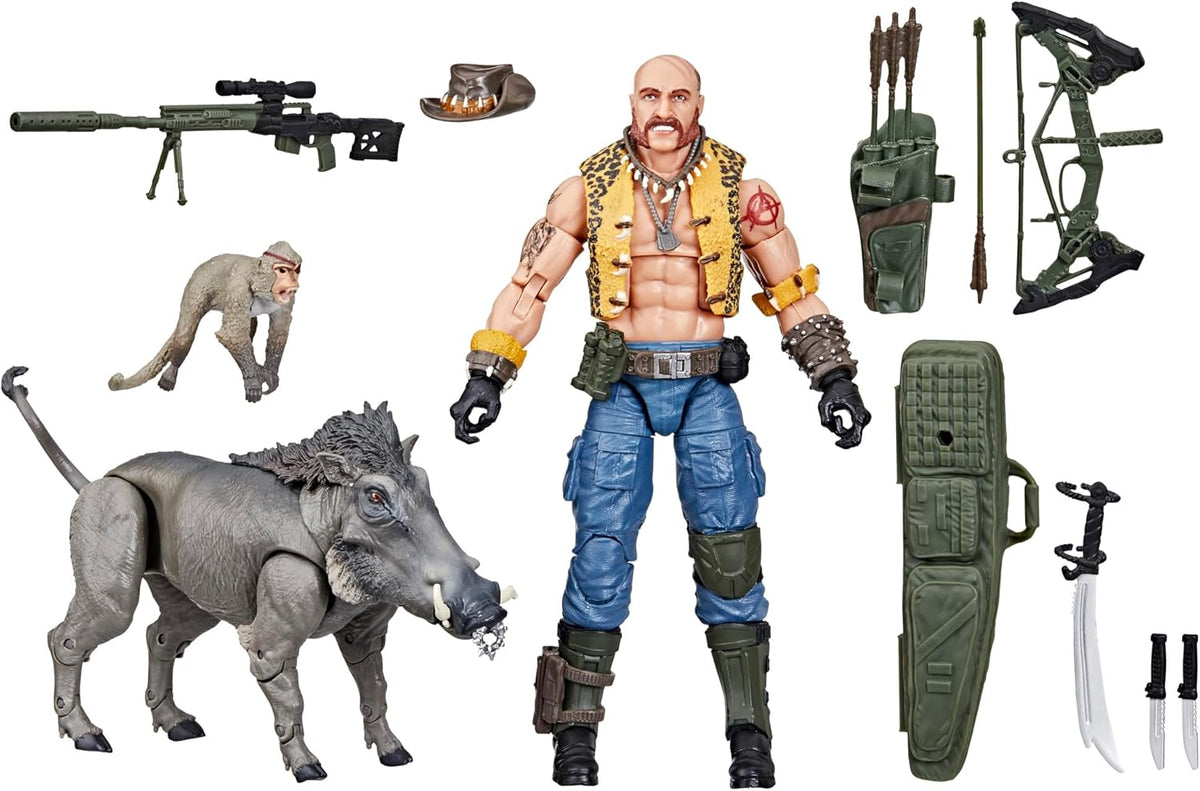 G.I. Joe Classified Series #125, Dreadnok Gnawgahyde and Pets Porkb...