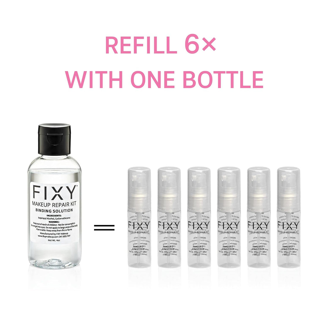 FIXY Spray reparador de maquillaje, solución de 4 onzas para restau...