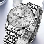 OLEVS Reloj multifunción para hombre, cronógrafo luminoso impermeable con