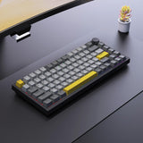 Ajazz AK820 75% Teclado mecánico para juegos con junta de cableado...