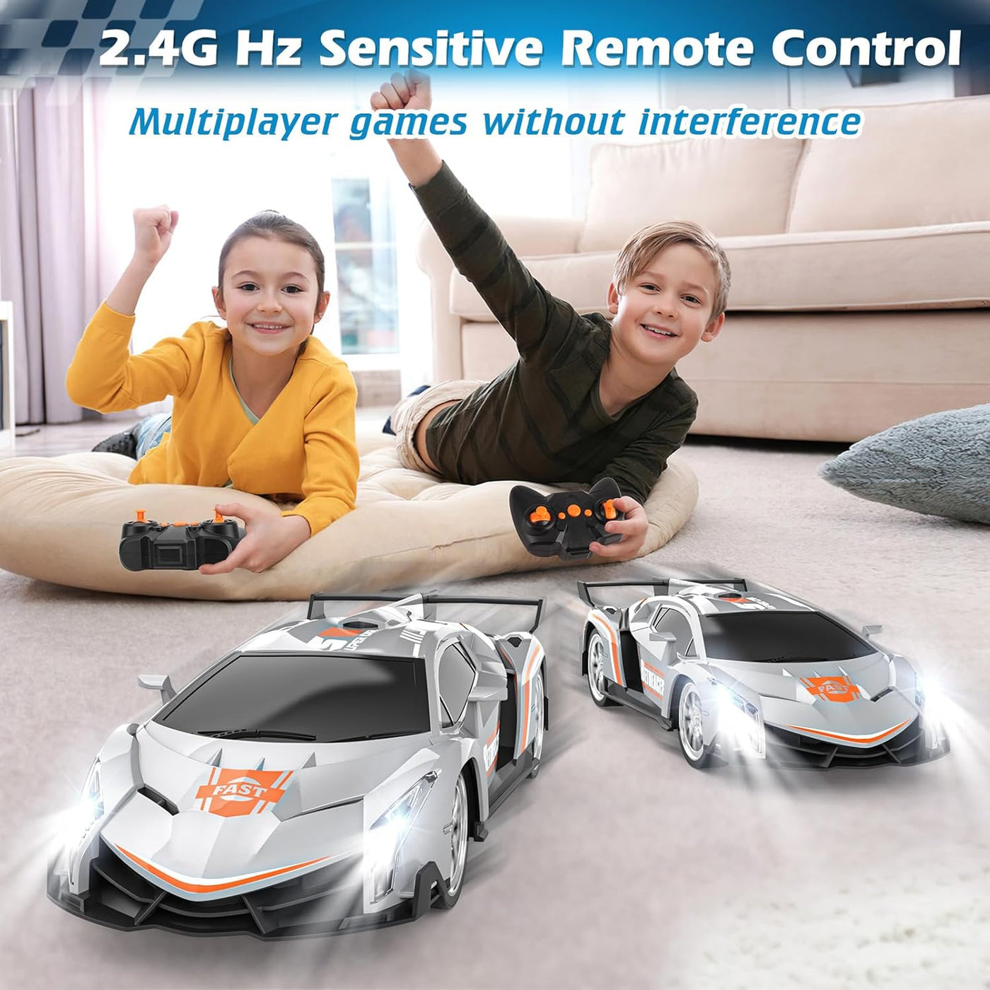Growsland Coche de control remoto RC Cars regalos de Navidad juguet...