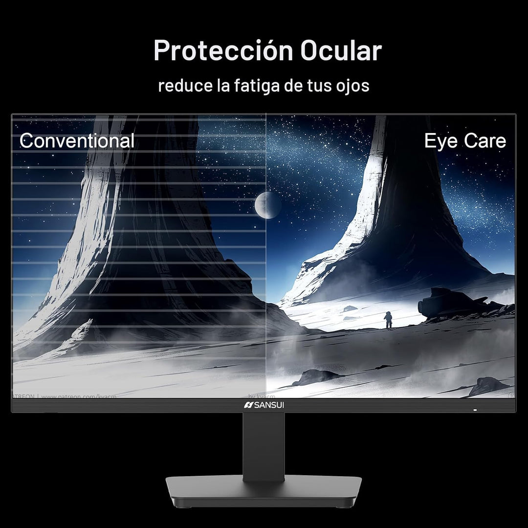 SANSUI Monitor de 27 pulgadas, monitor de computadora de 120 Hz, Fu...