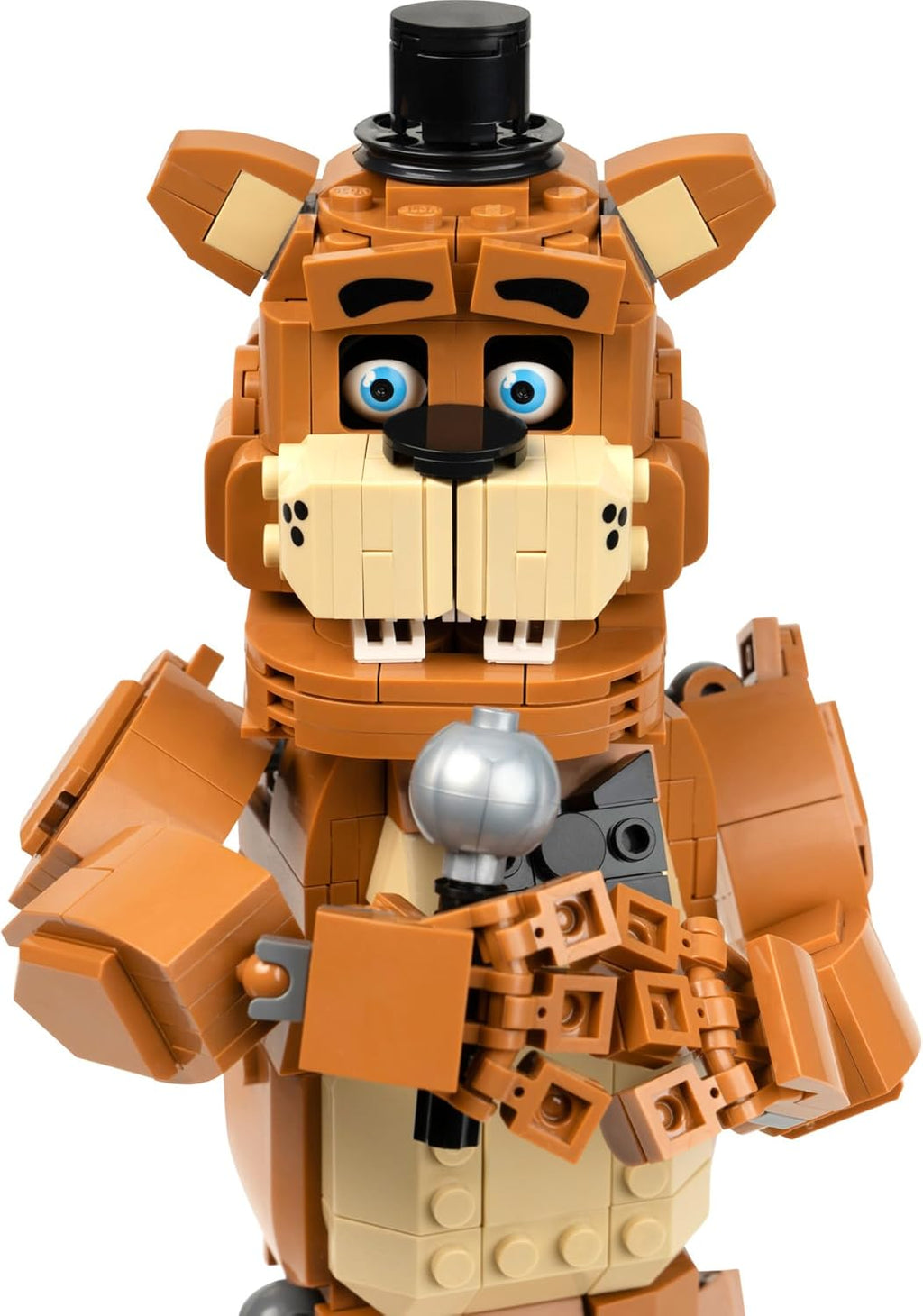 BLDR Five Nights at Freddy's™ Freddy Fazbear - Figura articulada de 11 pulgadas con 571 piezas, 0306