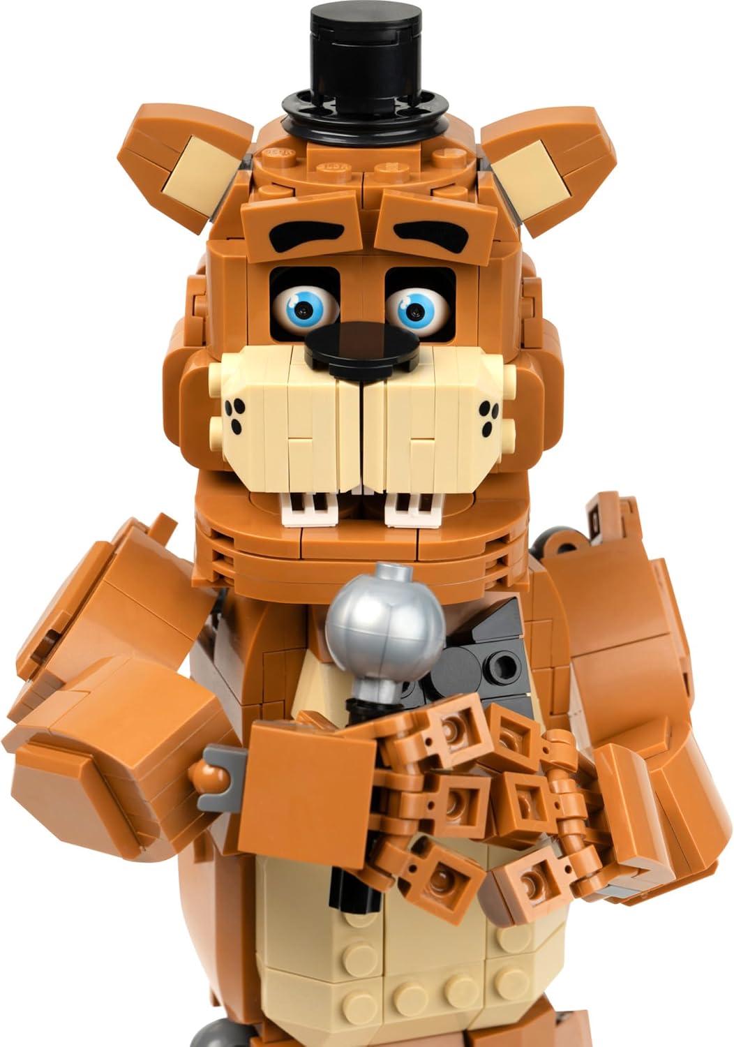 BLDR Five Nights at Freddy's™ Freddy Fazbear - Figura articulada de 11 pulgadas con 571 piezas, 0306