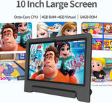 JREN Tablet para Niños｜10 Pulgadas 64GB Android 14｜Octa-core｜64GB｜W...