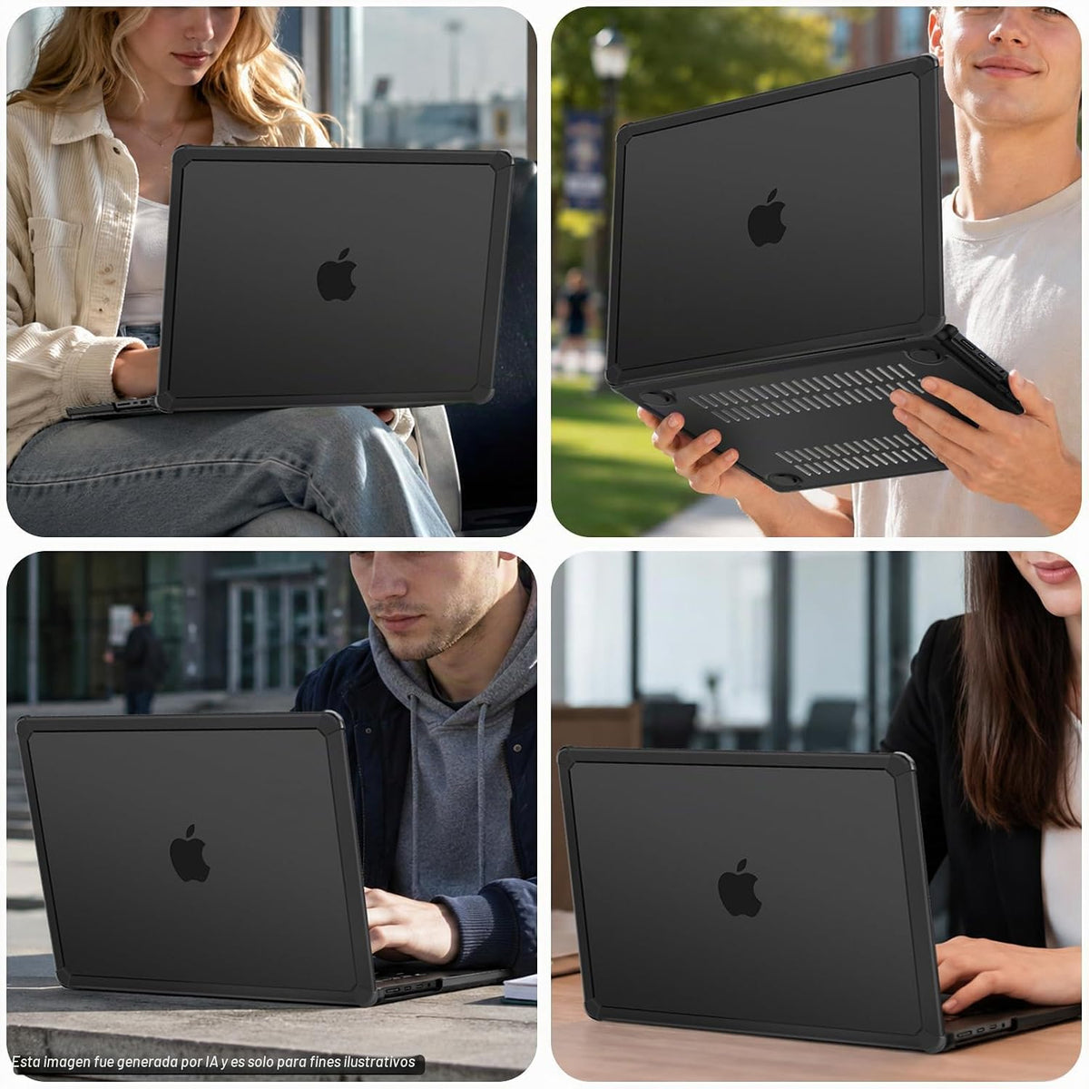 MOSISO - Funda compatible con MacBook Pro de 14 pulgadas M5 M4 M3 M...