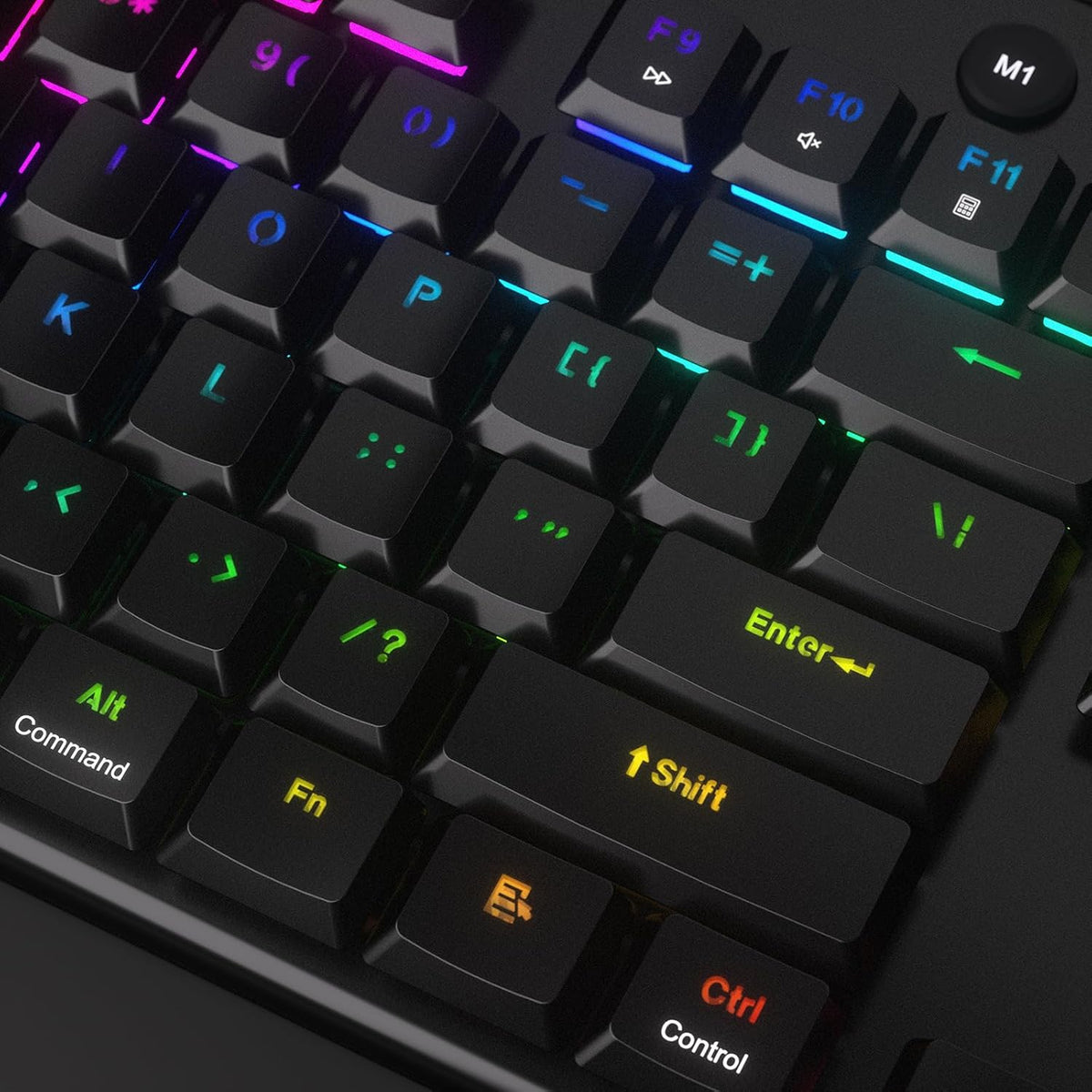 Redragon K618 PRO Teclado mecánico RGB inalámbrico de 3 modos, BT\/...