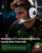 Auriculares inalámbricos para juegos con micrófono para PS5, PS4 y PC