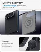 Spigen Nano Pop MagFit - Funda para iPhone Duo, sésamo negro