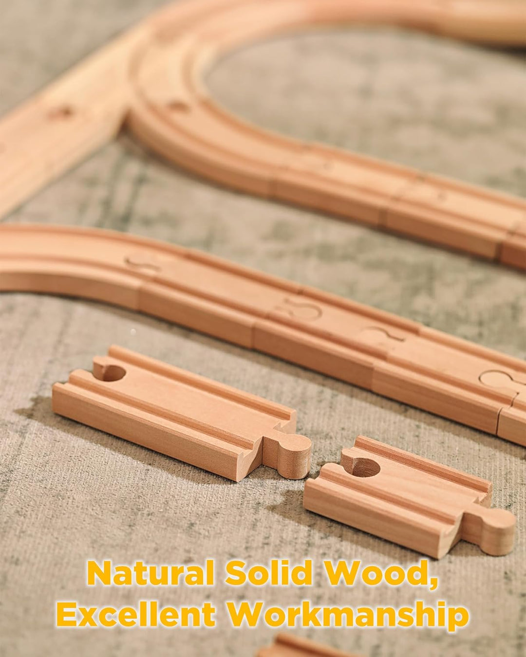 SainSmart Jr Tren de madera 24 piezas expansión de pista