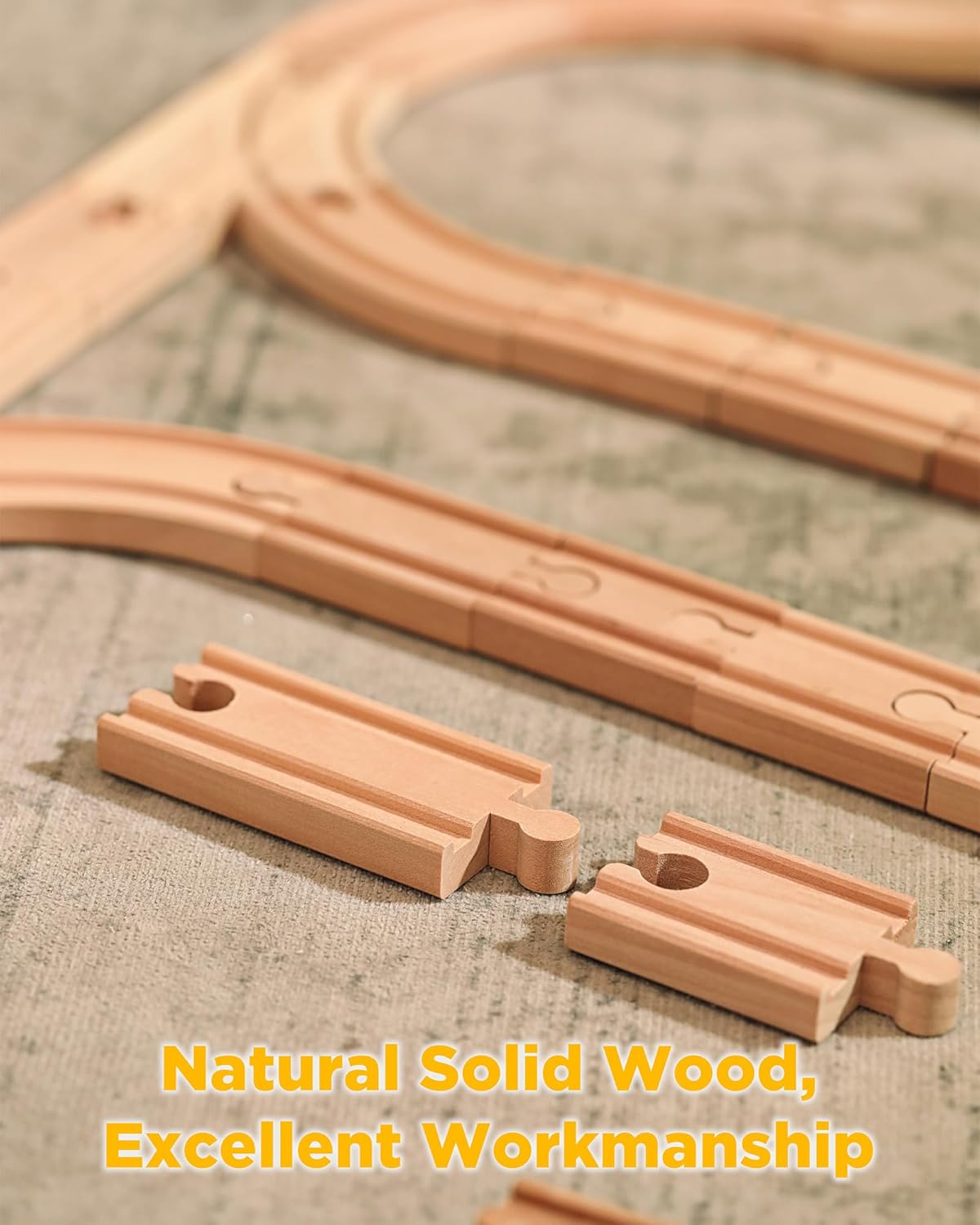 SainSmart Jr Tren de madera 24 piezas expansión de pista