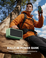 DINDIN Altavoz Bluetooth Portátil: 80W (Pico), 20H Tiempo de Reprod...