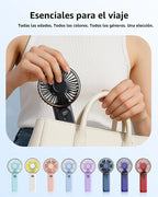 TUNISE Ventilador de Mano Portátil Recargable, Ventilador Portátil...