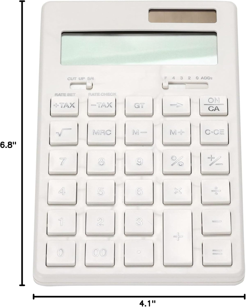 MUJI 37355538 Calculadora, Calculadora Normal, Blanco, 12 dígitos (KK-1154MS)