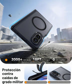 FNTCASE Funda para Samsung Galaxy Z Fold 8, apta para Magsafe, protección