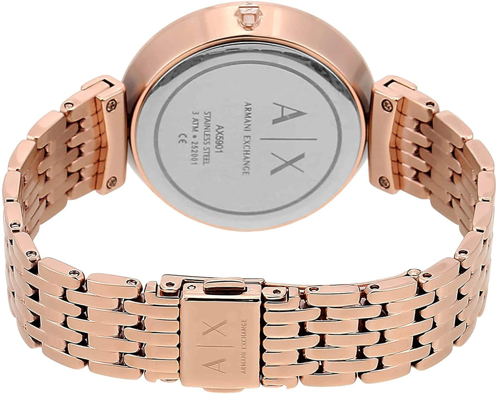 Armani Exchange A|X Reloj para Mujer, Reloj de Acero Inoxidable de Tres Manecillas para Mujer