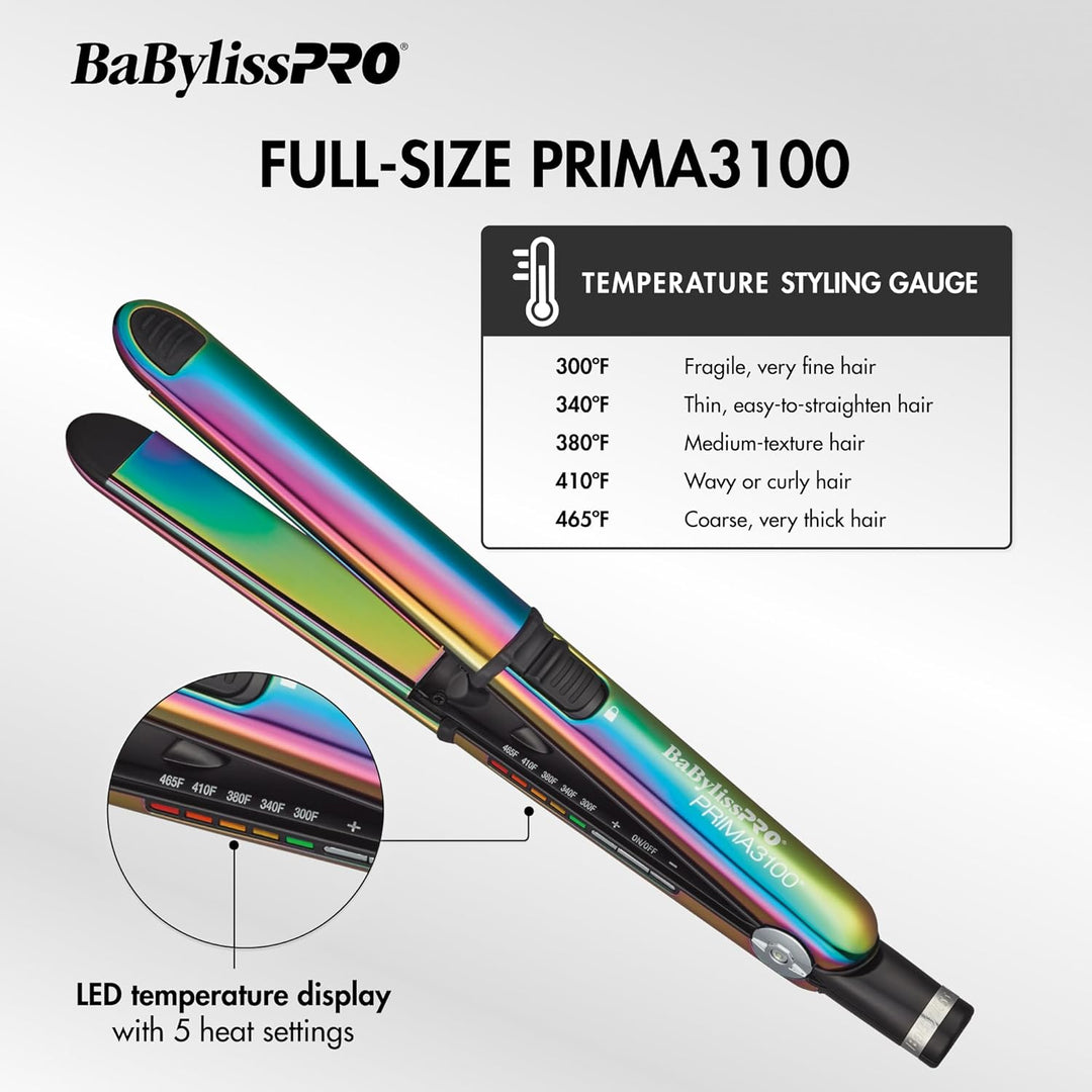 BaBylissPRO Nano Titanium Prima Ionic Hair Straightener \u2013 Prof...