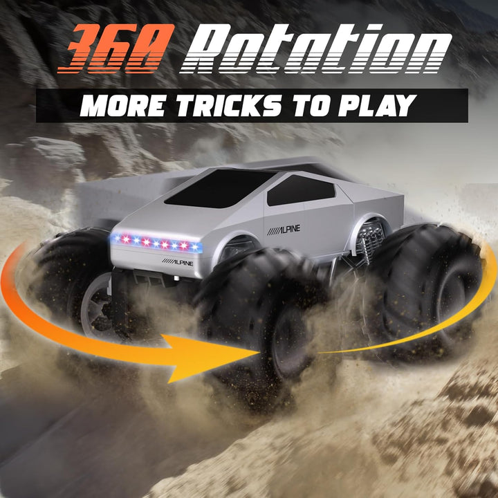 Cheffun Monster Truck Toys, auto de control remoto anfibio 1:16 par...