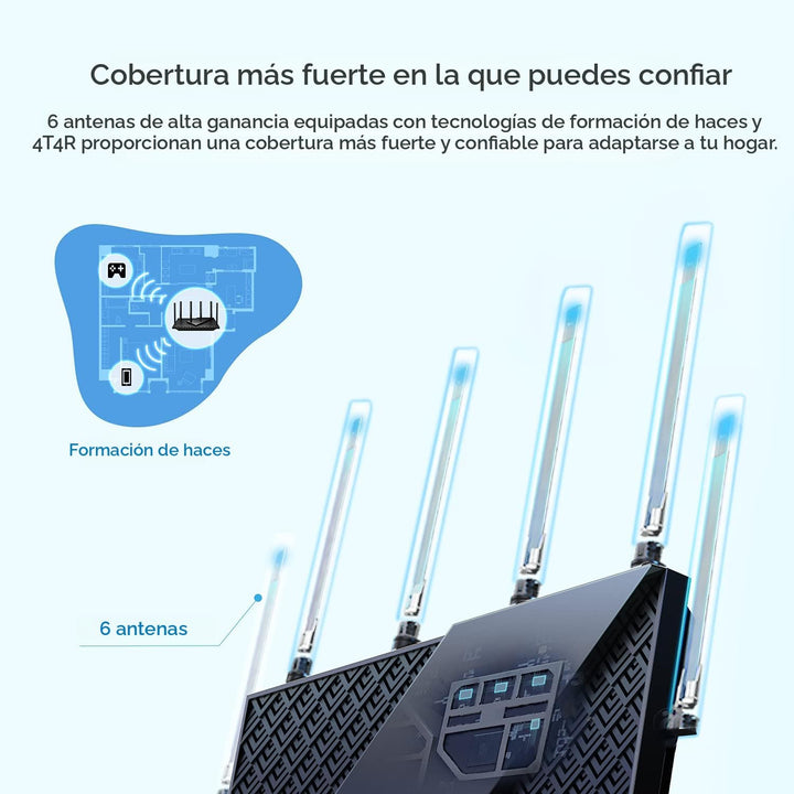 TP-Link AX5400 WiFi 6 Router (Archer AX73) - Router de Internet ina...