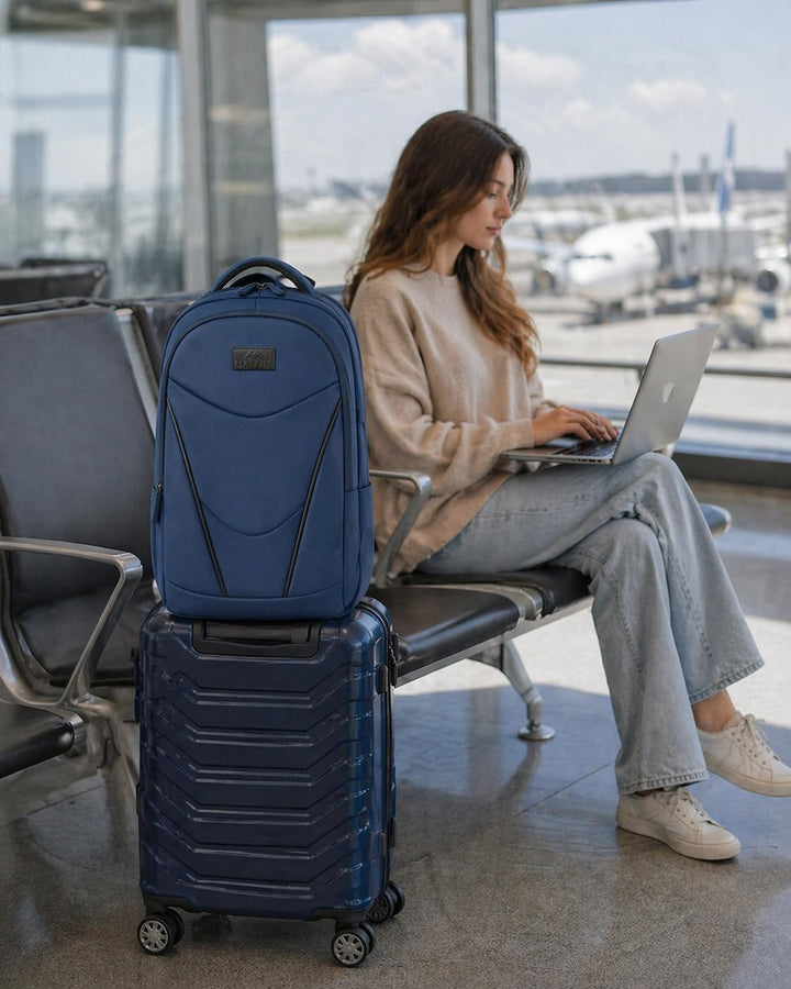 MATEIN HER Mochila de trabajo para laptop con compartimento para al...