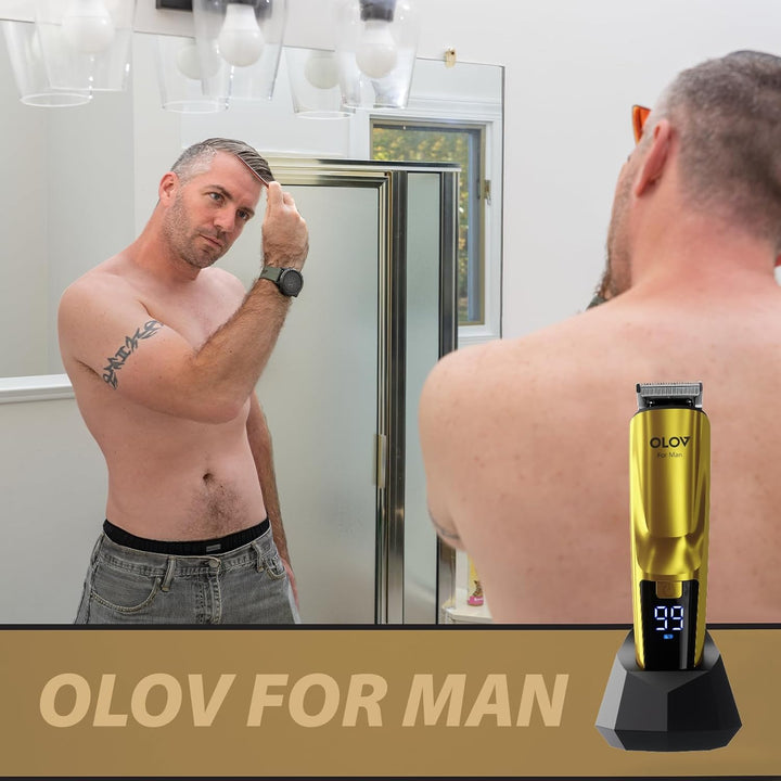 Recortadora de barba, kit de aseo para hombre de 21 piezas y cortap...