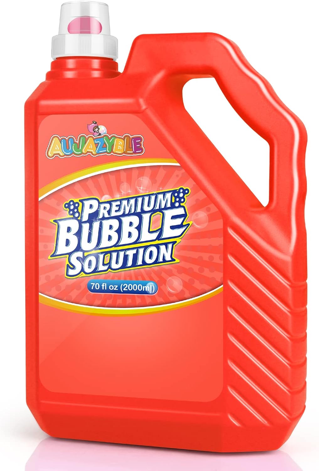 70 oz de recargas de burbujas para niños - Solución de burbujas premezclada de alta calidad, líquido premium para máquina de burbujas/varita/soplador en bodas y fiestas | Botella de agarre fácil para