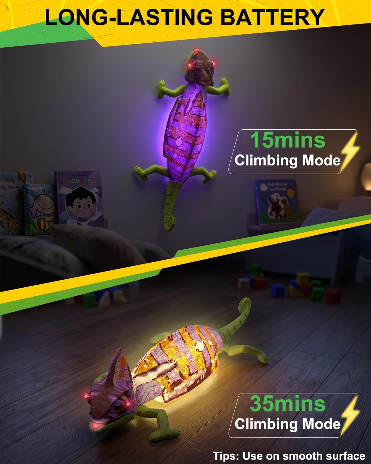 Juguete Gecko de escalada de pared a control remoto, regalo de cumpleaños