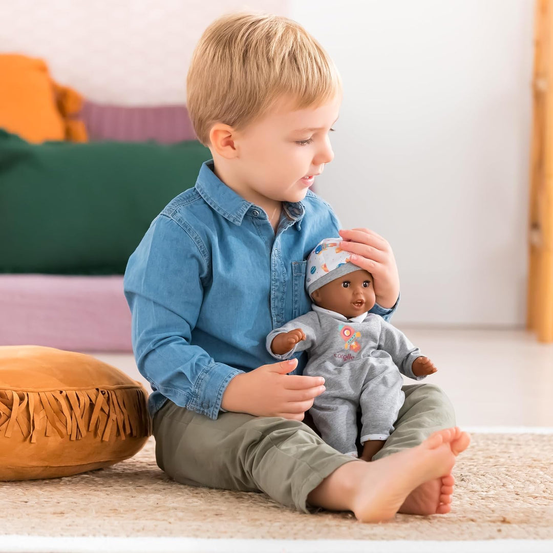Corolle Bébé Calin Marius - Muñeca bebé niño suave de 12" con a...