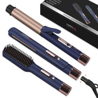 Alisador y rizador de pelo, plancha plana PARWIN PRO BEAUTY de 1 pulgada, Púrpura